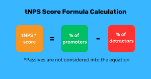 tNPS score formula