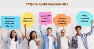 Tips to avoid survey response bias
