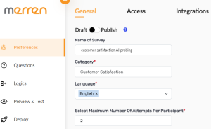 Customer satisfaction AI probing
