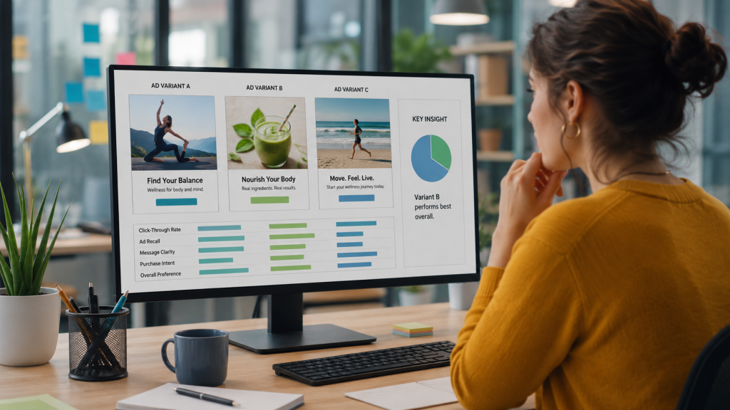 What is ad testing for advertising research?